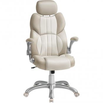Sedia da Ufficio Regolabile Bianco Crema