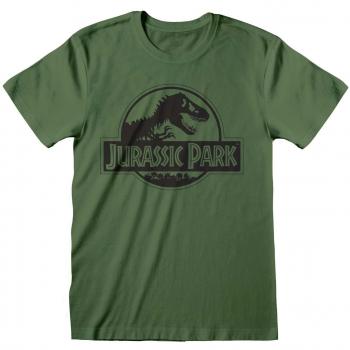 Jurassic Park Logo T-Shirt - Grün - Größe XXL