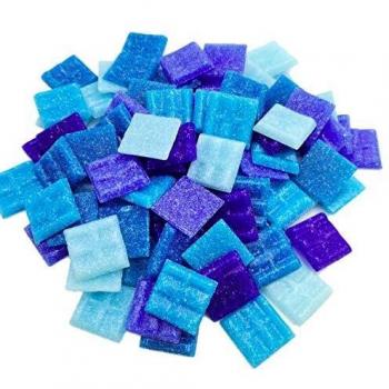 Arma-Mosaïque Bleu Mixte 2×2 cm
