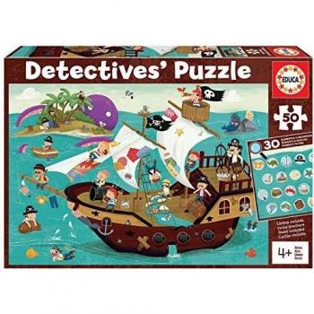 Educa Observation Puzzle - Detectives - 50 Pieces - For Ages 4+