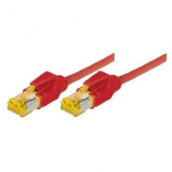 Tecline Patchkabel S/FTP, PiMF, Cat 6a, rot, 1,0 m Für 10 Gigabit/s, halogenfrei, mit Draka-Kabel und Hirose (SFTP, CAT6a, 1 m), Netzwerkkabel