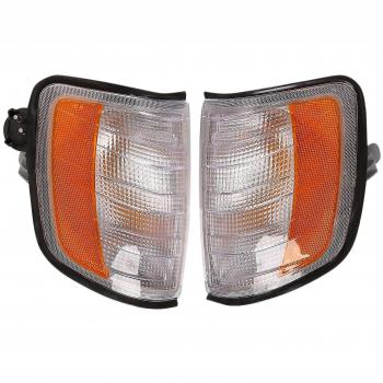 Clignotant avant pour Mercedes E Classe W124 (1985‑1996) – Jaune translucide
