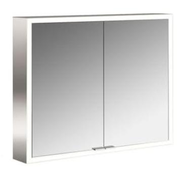 Emco Prime Facelift LED Lichtspiegelschrank – 80 cm, 2 Türen, Aufputzmodell, Badmöbel