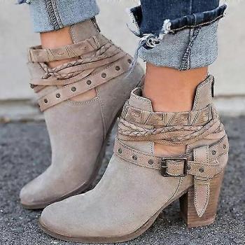 Botas de Tobillo Miman con Hebilla