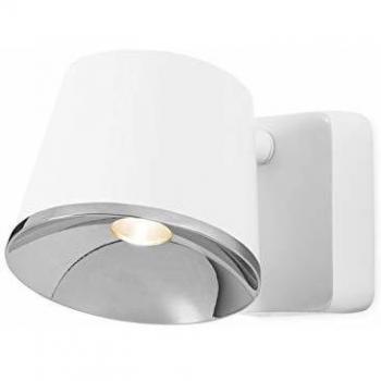 Leds-c4 Drone Integrated LED Indoor Wall / Ceiling Light Chrome, White