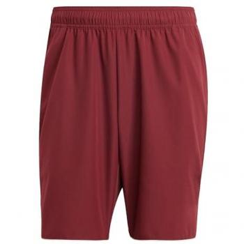 Shorts deportivos Adidas Club 7 para hombre, color rojo oscuro