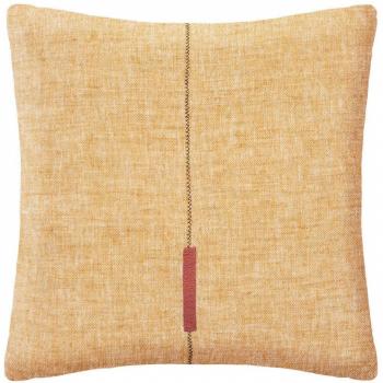 Coussin décoratif Linah en coton rose terracotta 55x55 cm
