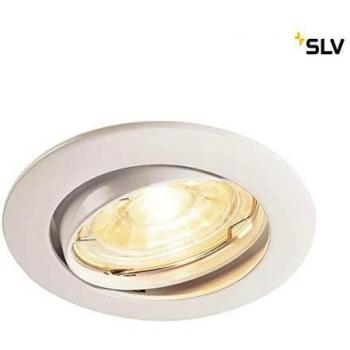 SLV Pika Plafonnier encastrable en aluminium blanc