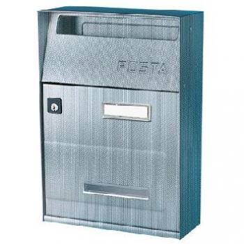 CASSETTA POSTALE EFFE S/TETTO INOX F1 CM.21X30,5X9,5