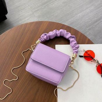 PU Leather Small Flap Messenger Bag for Women