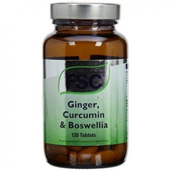 FSC Ginger Curcumin & Boswellia 120 Tablets (1 Pack)