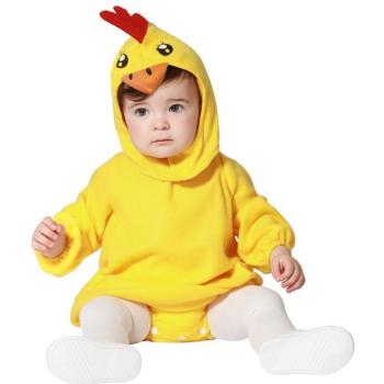 Disfraz de Pollito Amarillo con Capucha para Bebé
