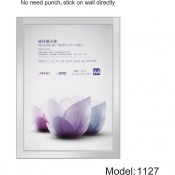 Wall Mounted Adhesive PVC Display Frame