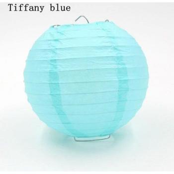 Lámpara de papel redonda de colores 15cm para fiestas y bodas, 1 Uds