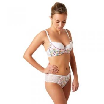 Soutien-gorge brigitte bardot florilege blanc – coques armatures
