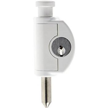 ABUS FTR42 W C/F 56906 Sécurité de fenêtre avec Tige de condamnation pour baie coulissante