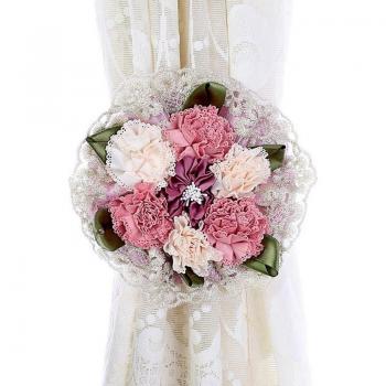 Hanging Floral Curtain Holder