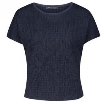 Betty Barclay Kurzarm Strukturshirt Dunkelblau