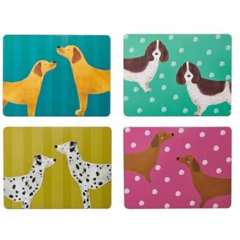 Cojines de Mesa Perruno Premium – Set de 4