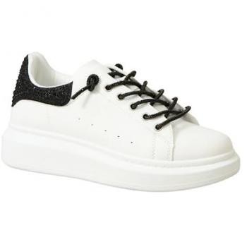 Sparkle Couture Lace-Up Flatform Wedges