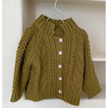 Cardigan Simple Boutonnage Enfant Hivernier