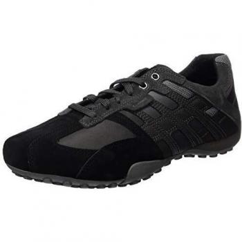 Geox Herren Sneaker Uomo Snake K, Schwarz, 44 EU