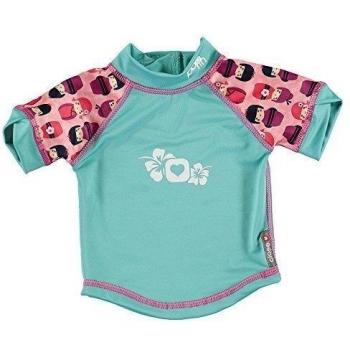 Camiseta de baño con protección UV, diseño Kokeshi Doll, talla M