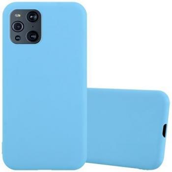 Cadorabo TPU Candy Case (Oppo Find X3 Pro), Blau