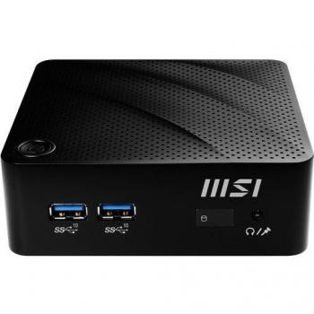 MSI Cubi N JSL-208EU Mini PC avec Processeur Intel Celeron, 4 Go de RAM, 128 Go de stockage et Windows 11 Pro Noir