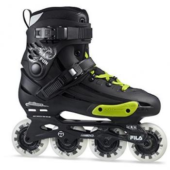 Fila Inlineskates NRK Fun schwarz/gelb/lila - Größe 42