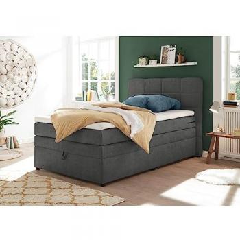 Jugendbett mit Bettkasten in Soro anthrazit TEREZIN-09