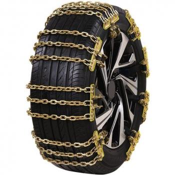 Winter Tire Chains - Universal Fit, Manganese Steel, Wear-Resistant, Anti-Skid