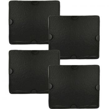Filtre carbone pour hotte Miele DA 4208 D EXT – pack de 4 – 29 × 24,5 × 2 cm
