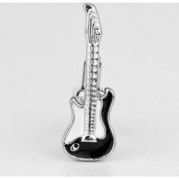 Gemelos musicales en forma de guitarra