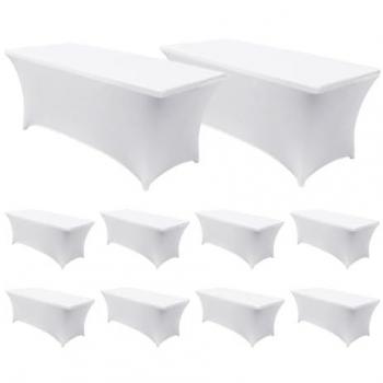 Tovaglia Set 10, 240x74 cm, Pieghevoli per Catering