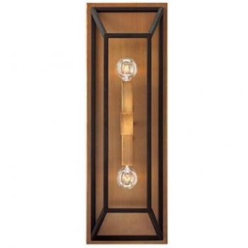Fulton - 2 Licht Innenwandleuchte Bronze, E14 - Elstead