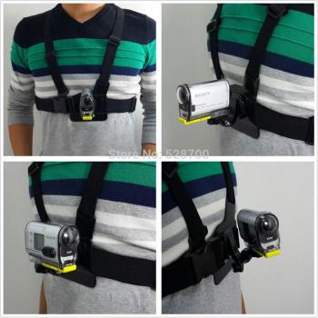 Kit de Correa de Pecho 4 en 1 con Montaje J y Tornillo para Sony HDR-AS15/AS20/AS30V/AS100V FDR-X1000V/W