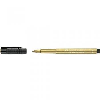 Pitt Artist Pen (Faber‑Castell) – Gold, 1 Stück
