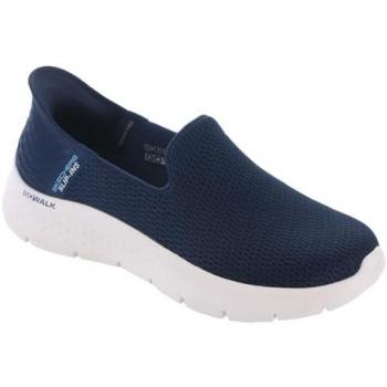 Skechers Slip‑in GO WALK Flex Femme – Bleu Marine, 36,5 (moyenne largeur)