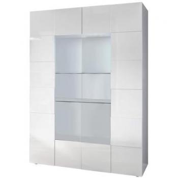 Vetrina Design Industriale 2 Ante 121 cm