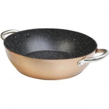 Wecook Cazuela Profesional de Aluminio Forjado con Base de Inducción - 24 Cm