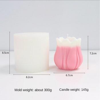 Moule cylindérique en Silicone pour bougie