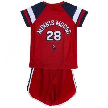 Conjunto de Ropa Minnie Mouse Rojo 4 Años