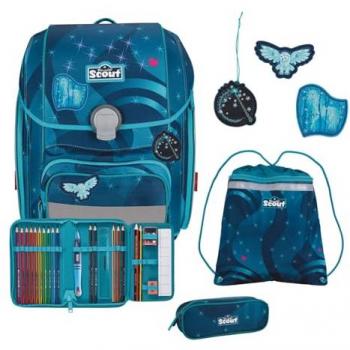 Sac d'école Scout Genius LED pour fille - Kit exclusif 4 pièces Heaven