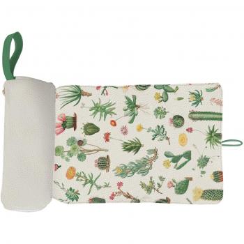 Estuche Kokonote Botanical Cacti Verde y Beige