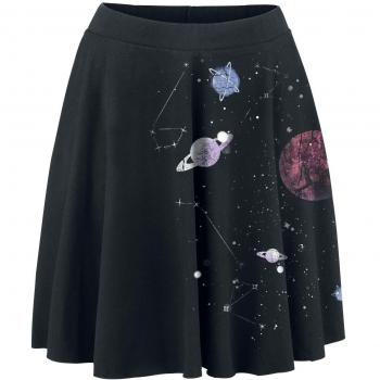Black Planetarium Mini Skirt – Women’s XXL