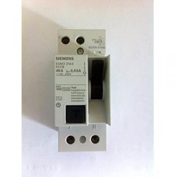 Siemens 5SM3314-0 Interruptor Diferencial 2 Polos