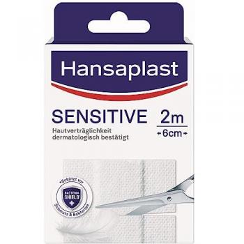 Hansaplast Wundpflaster Hansaplast Sensitive 2 m x 6 cm, Packung