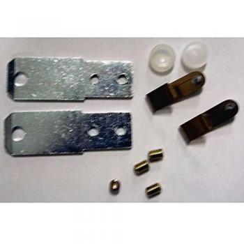Kit cerniera Fibox 8280001 in plastica grigia chiara (RAL 7035) - 1 pz