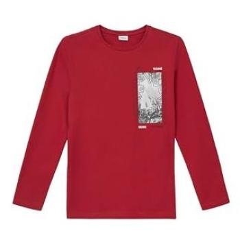 Frontprint-Longsleeve aus Baumwolle